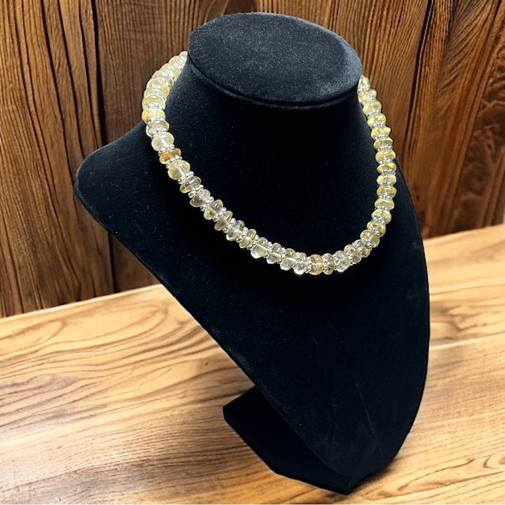 Handmade Citrine Gemstone Necklace